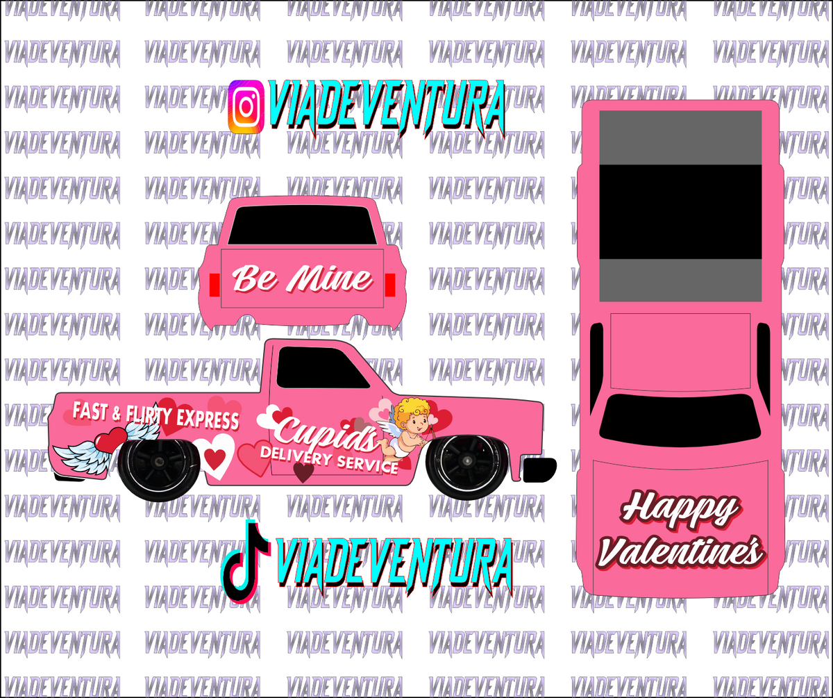 Cupid Delivr 1/64 83 Silverado WHITE TONER Universal Waterslide Decal for Hot