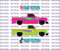 90s V2 1/64 Universal WHITE TONER Universal Waterslide Decal for Hot