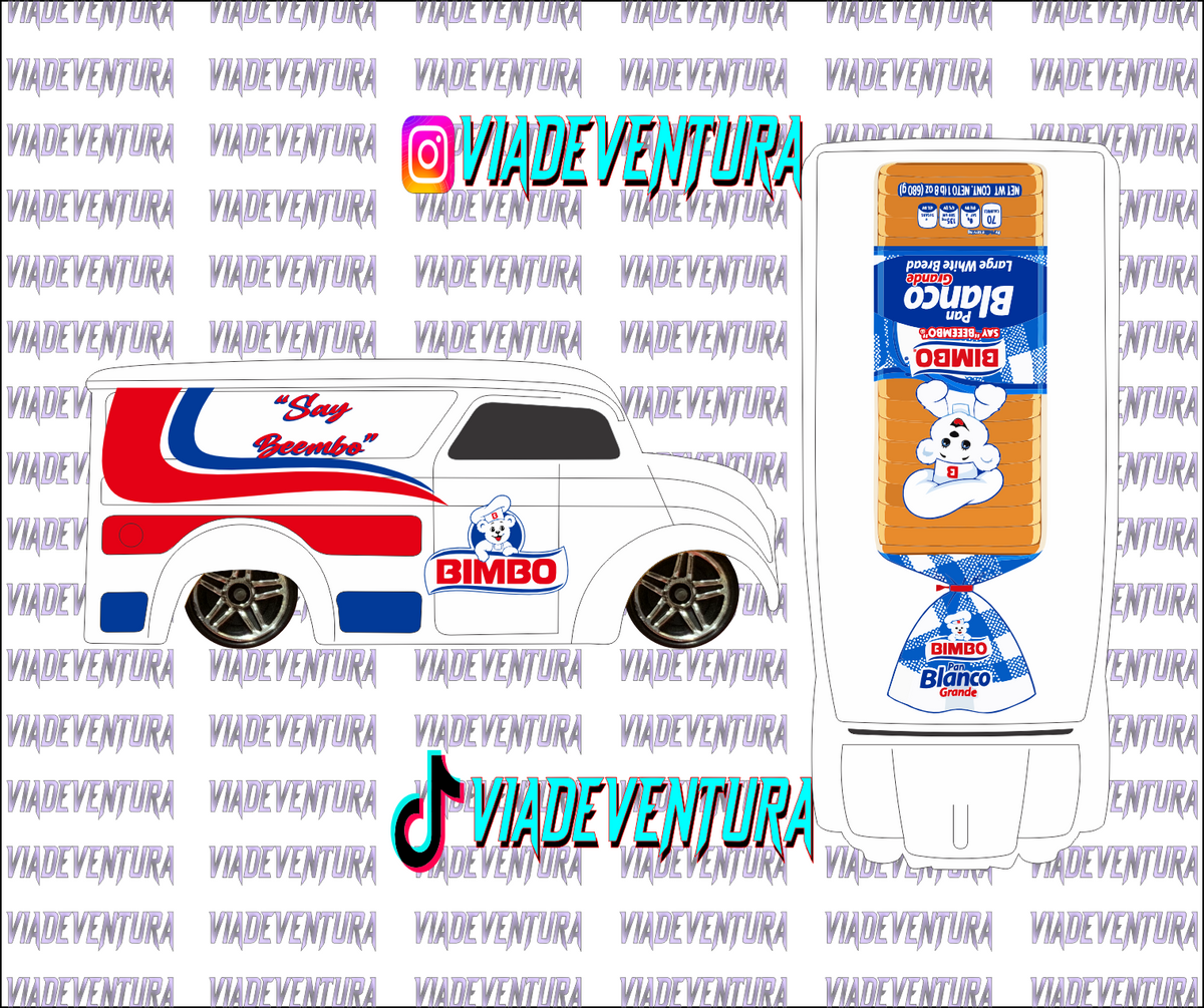 Bimbo 1/64 Dairy Delivery WHITE TONER Universal Waterslide Decal for Hot