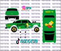 El Barto 1/64 55 Gasser WHITE TONER Universal Waterslide Decal for Hot