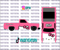 Hello Kitty 1/64 83 Silverado WHITE TONER Universal Waterslide Decal for Hot