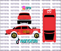 Hook Headers 1/64 55 Gasser WHITE TONER Universal Waterslide Decal for Hot