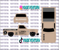 HW Box 1/64 83 Silverado WHITE TONER Universal Waterslide Decal for Hot