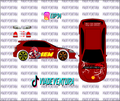Knuckles 1/64 EK9 Civic WHITE TONER Universal WaterSlide Decal for Hot