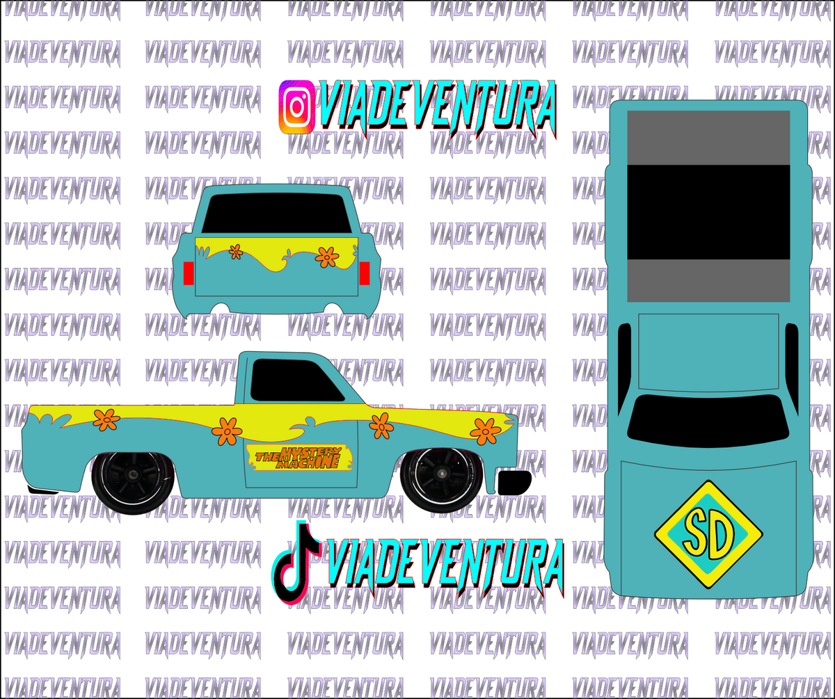 Mystery Mach 1/64 83 Silverado WHITE TONER Universal Waterslide Decal for Hot