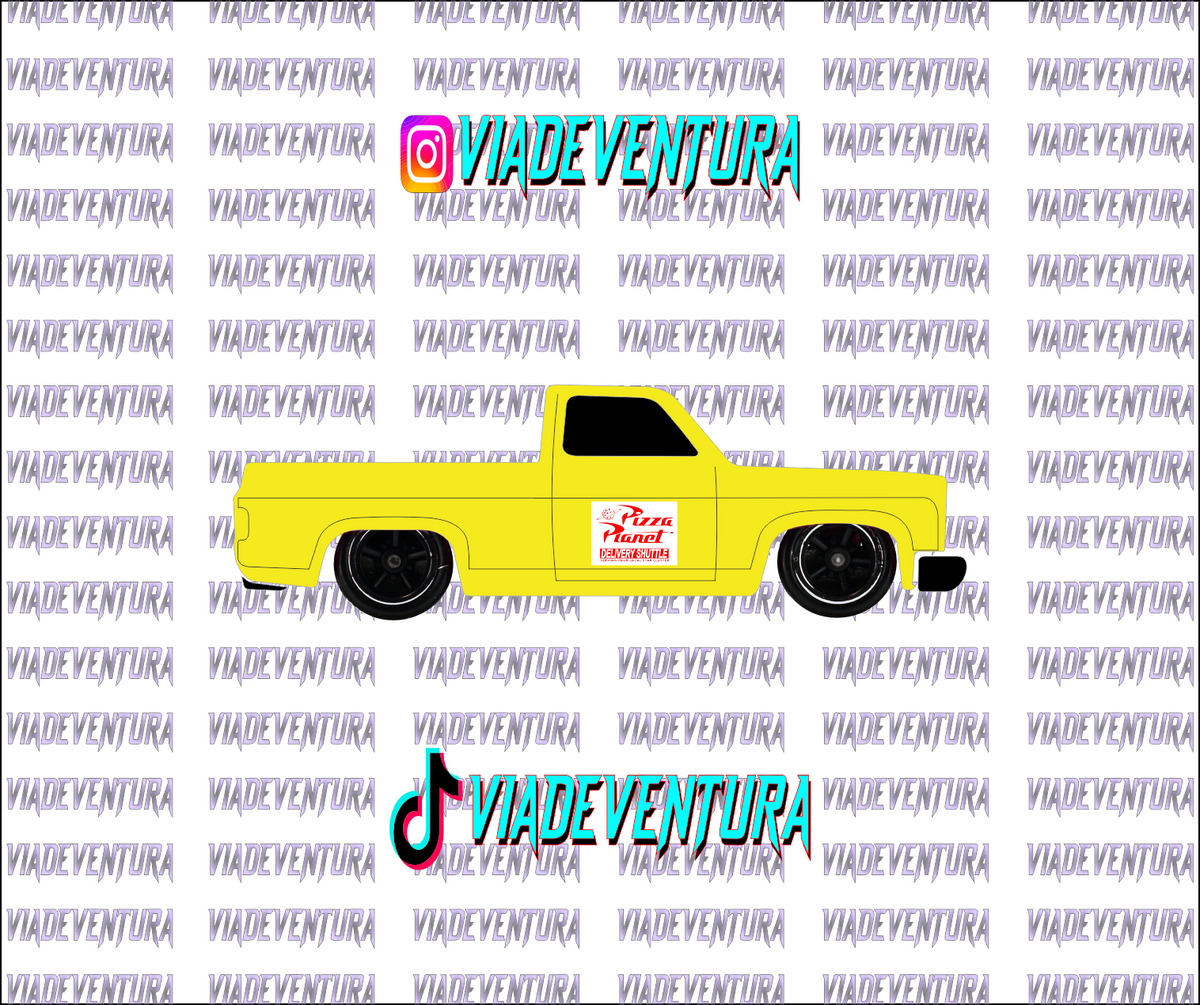 Pizza Plan4x 1/64 83 Silverado WHITE TONER Universal Waterslide Decal for Hot