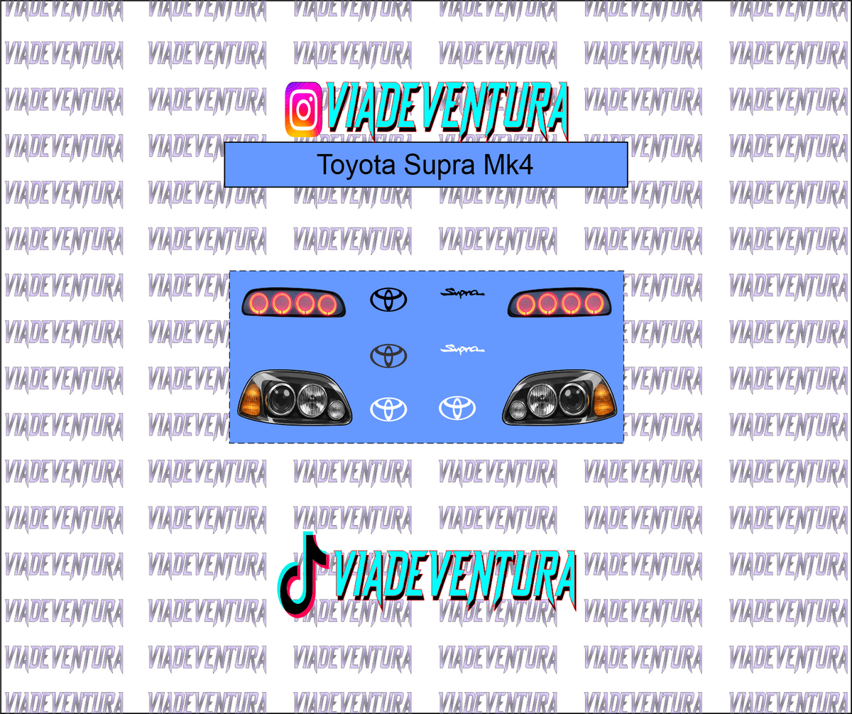 3x sets Headlight-Taillight 1/64 WHITE TONER Universal Waterslide Decal for Hot